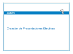 Creación de Presentaciones Efectivas