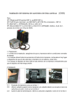 Instalación del sistema de suministro de tinta continua (CISS)