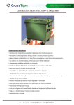 contenedor pead inyectado - 1100 litros