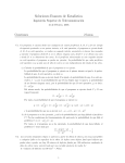 Soluciones Examen de Estad´ıstica