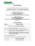 Programa XII Jornadas Técnicas