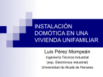 instalación domótica en una vivienda unifamiliar