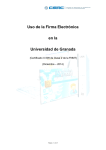 Manual de configuración de TUI para firma electrónica