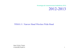 TEMA 11. Narrow Band Wireless Wide Band