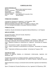 Currículum Vítae - CEDER - Universidad de Tarapacá