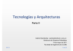 Tecnologías y Arquitecturas