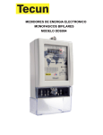medidores de energia electronico monofasicos bifilares