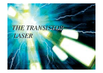 the transistor laser