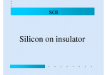 Silicon on insulator