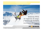 Sistemas RFID en regiones de esquí y turismo de montaña