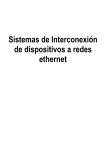 Sistemas de Interconexión de dispositivos a redes ethernet