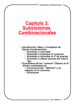 Capítulo 3: Subsistemas Combinacionales