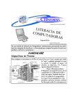 literacia de computadoras - Centro de Tecnologías de Información
