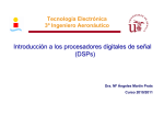 Introducción a los procesadores digitales de señal (DSPs)