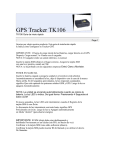 GPS Tracker TK106