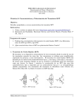 Práctica 5: Características y Polarización de Transistor BJT