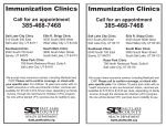 Immunization Clinics 385-468-7468 Immuniz 385