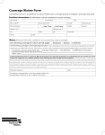 Coverage Waiver Form