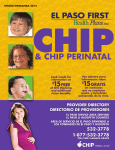 El Paso First CHIP Important Benefits