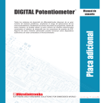 DIGITAL Potentiometer Manual de usuario