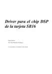 Driver para el chip DSP de la tarjeta SB16