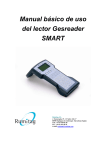 Manual básico de uso del lector Gesreader SMART