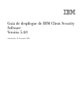 Guía de despliegue de IBM Client Security Software Versión 5.4.0