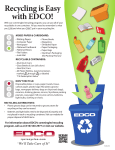 Recycling is Easy with EDCO!
