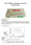 2012 T-1000S Controlador de pixel led Manual tecnico