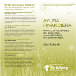 ayuda financiera - St. Mary Medical Center