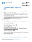 Preventive Health Guidelines June 2015