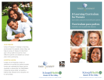 A Learning Curriculum for Parents Curriculum para padres