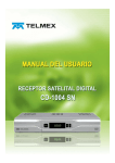 Manual del Usuario - Receptor Satelital Digital CD