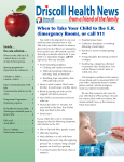 When to Take Your Child to the ER