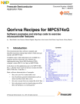 AN4830 ,Qorivva Recipes for MPC574xG - Application notes
