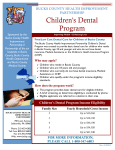 Children`s Dental Program Income Eligibility