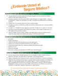 &iquest;Entiende Usted el Seguro M&eacute;dico?
