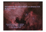 Astrofotografia de cielo profundo con cámaras CCD de