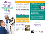 N.C. DHHS: Does your child have insurance (Fact Sheet)