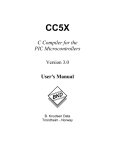 This manual and the CC5X compiler is protected by Norwegian