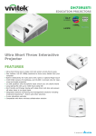 DH759USTi Ultra Short Throw Interactive Projector