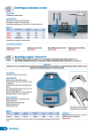 Centrífugas accionadas a mano