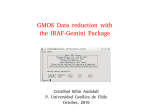 GMOS Data reduction with the IRAF