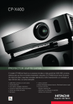 CP-X400 - Hitachi Digital Media Group