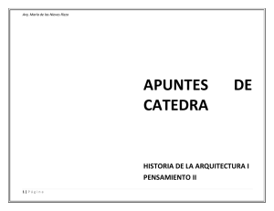 APUNTES DE CATEDRA - Taller de Historia y Pensamiento 2016