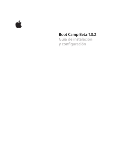 Guía de instalación y configuración de Boot Camp Beta 1.0.2