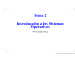 Tema 2 Introducción a los Sistemas Operativos