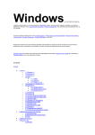 Windows es una familia de sistemas operativos desarrollados y
