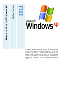 Menus ocultos de Windows XP