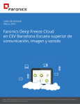 Caso de estudio Deep Freeze Cloud - CEV Barcelona